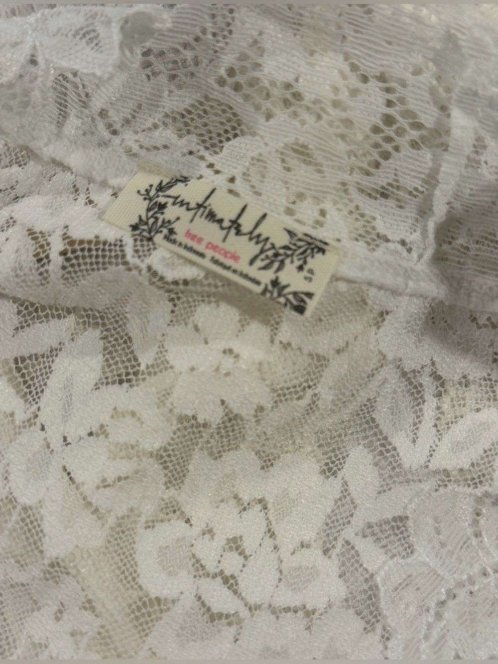 Free People All Day Lace Top NEW - Picture 10 of 10